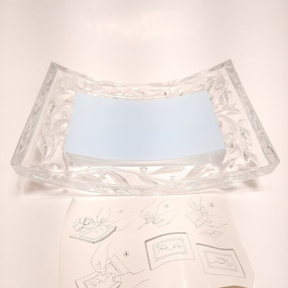 CRISTAL D'ARQUES 24% LEAD CRYSTAL PHOTO FRAME for 4 x 6 photo - Picture 2 of 9